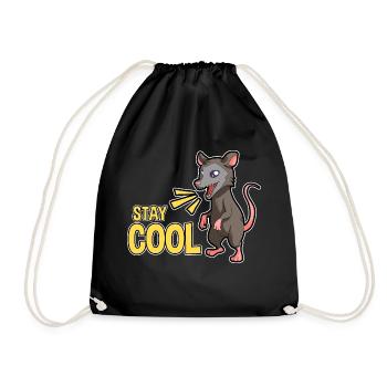Conception d’opossum pour les amateurs d’opossum et d’opossum - Sac de sport léger - noir - Devant
