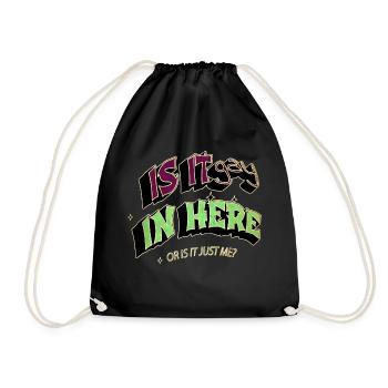 Bday Human Rights Cool Design LGBT Bear Love - Drawstring Bag - black - Front