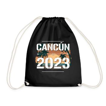Cancun 2023 - Turnbeutel - Schwarz - Vorne