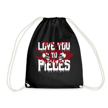 Slasher Film Horror Movie Creepy Movies Gift - Drawstring Bag - black - Front