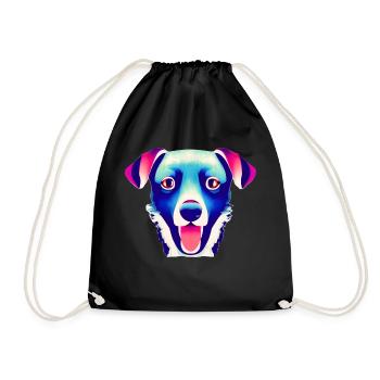 Hund Labrador Haustier Hundehalter Geschenk Hunde - Turnbeutel - Schwarz - Vorne