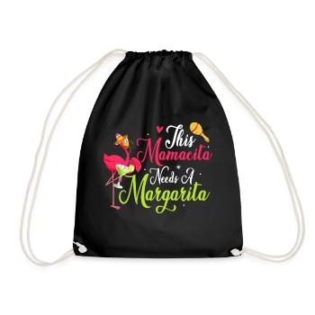 Cette mamacita a besoin d’une partie Margarita Cinco de Mayo - Sac de sport léger - noir - Devant
