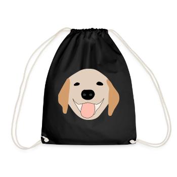 Golden Retriever 1 - Sac de sport léger - noir - Devant