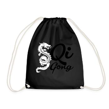 Dragon de Qigong - Sac de sport léger - noir - Devant
