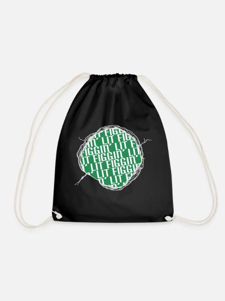 cute funny sayings gift christmas present - Turnbeutel - Schwarz
