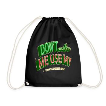 Baseball Sweatshirt Baseball Hoodie Baseball Clothing - Drawstring Bag - black - Front