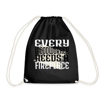 ébéniste charpentier un charpentier prière t-shirts - Sac de sport léger - noir - Devant