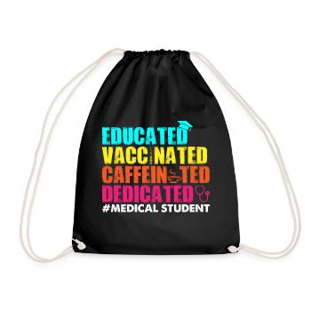 Medical Student - Drawstring Bag - black - Front