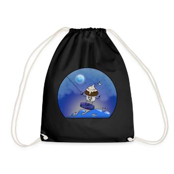 Wake n' Bake Night - Drawstring Bag - black - Front
