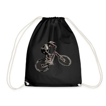 vtt descente - Sac de sport léger - noir - Devant
