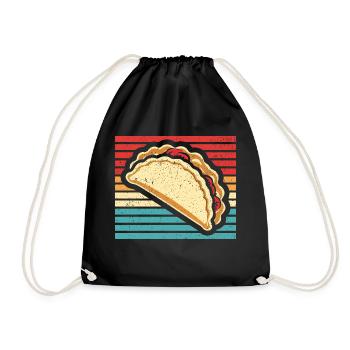 Empanadas - Cadeau parfait pour les gourmets - Sac de sport léger - noir - Devant