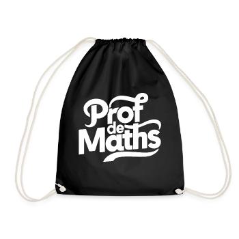 Prof de maths - Sac de sport léger - noir - Devant