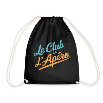 Le Club de l'Apéro - Sac de sport léger - noir - Devant
