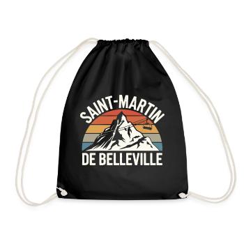 Saint-Martin-de-Belleville - Sac de sport léger - noir - Devant
