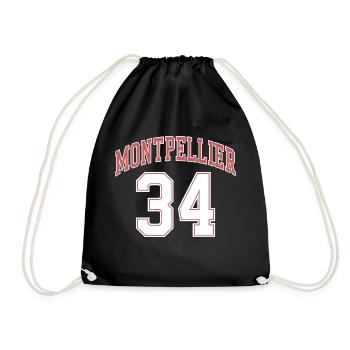 Montpellier 34 - Sac de sport léger - noir - Devant