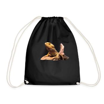 Bartagame - Turnbeutel - Schwarz - Vorne