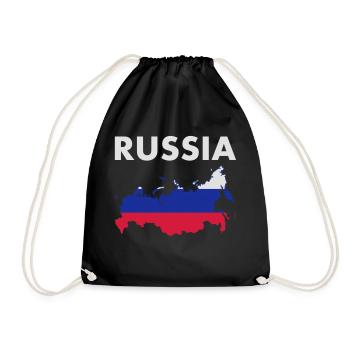 Russie - Sac de sport léger - noir - Devant