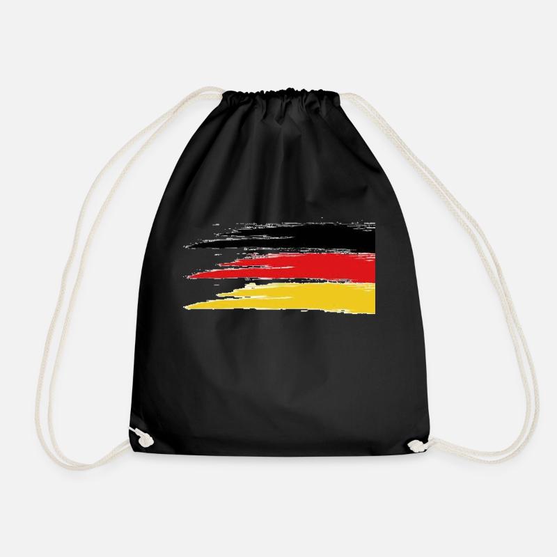 deutschland - Turnbeutel - Schwarz
