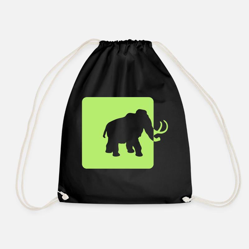 logo de l'âge de glace de mammouth - Sac de sport léger - noir