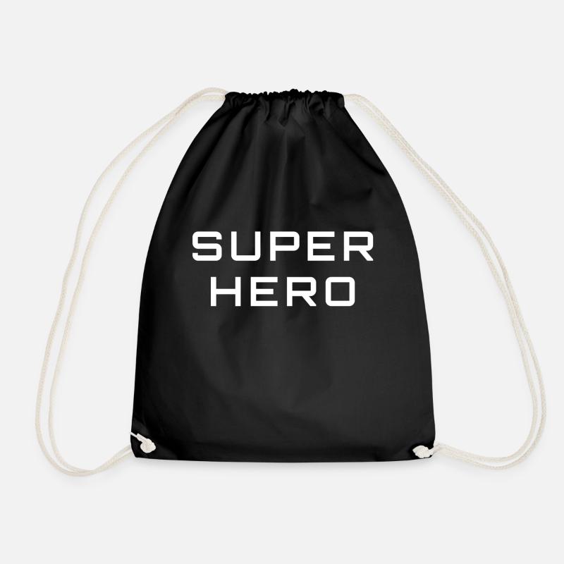 Superhero - Turnbeutel - Schwarz