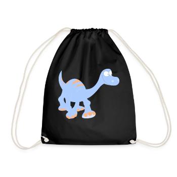Dinosaur! - Drawstring Bag - black - Front