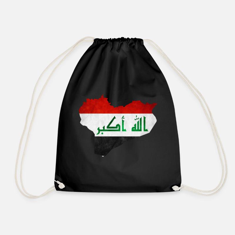 Irak - Turnbeutel - Schwarz