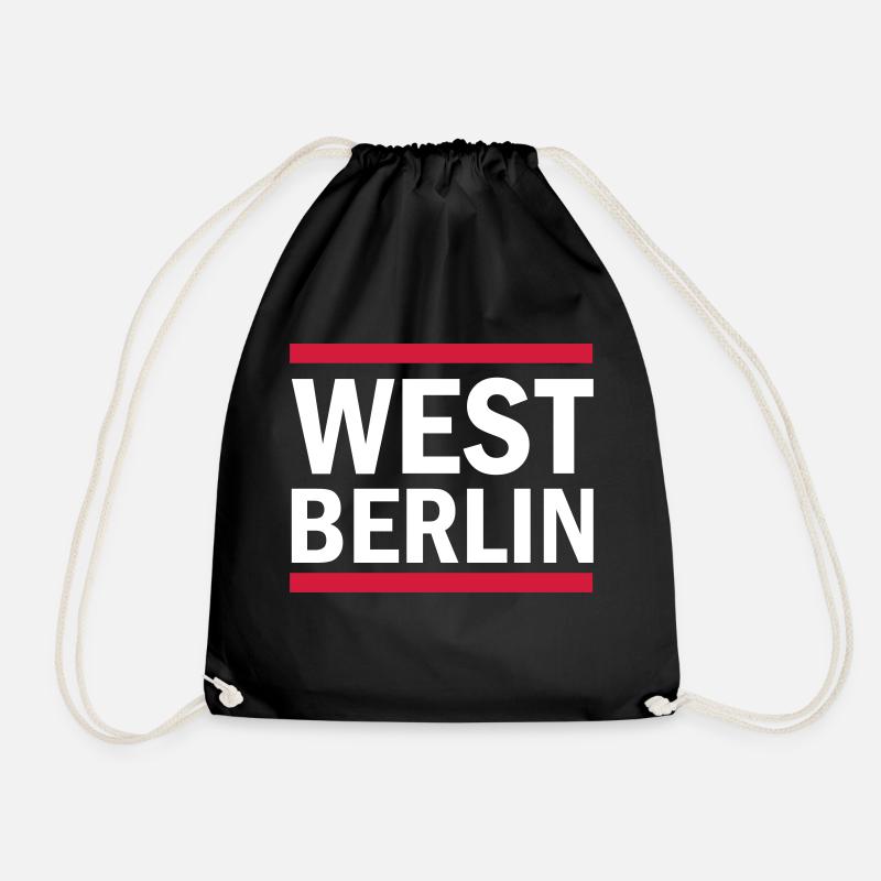 WEST BERLIN - Turnbeutel - Schwarz