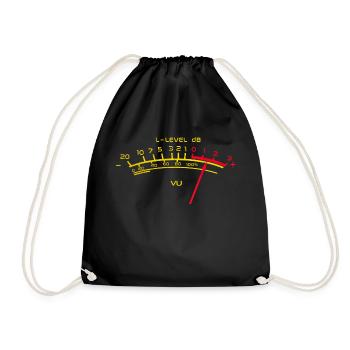 Level dB - Drawstring Bag - black - Front