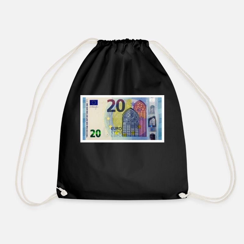20 euro - Turnbeutel - Schwarz