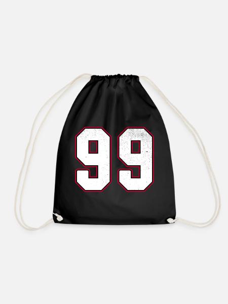 Number Ninety nine - 99 Classic Vintage Sport - Drawstring Bag - black