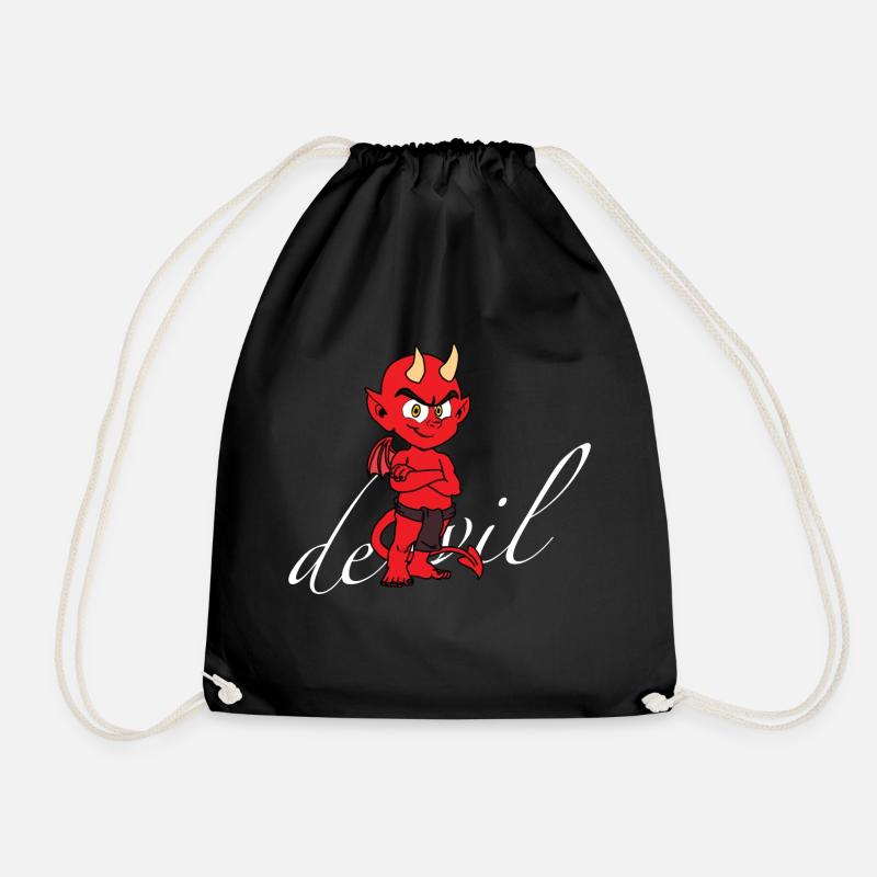 Kleiner Teufel - Turnbeutel - Schwarz