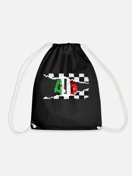 Moto, 46, Racing, Sport automobile - Sac de sport léger - noir