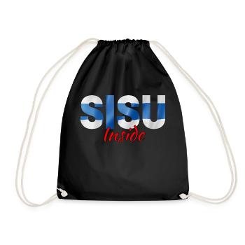 Sisu Innen - Turnbeutel - Schwarz - Vorne