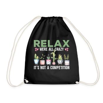 Relax and Chill plantation et récolte jardinier Gesche - Sac de sport léger - noir - Devant