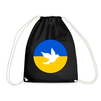 Ukraine - Turnbeutel - Schwarz - Vorne