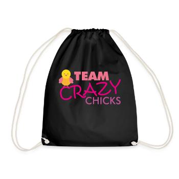 Teamshirt chicks Muddy Run Shirt Grümpeltunier - Turnbeutel - Schwarz - Vorne