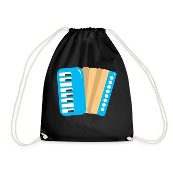 Accordéon - Sac de sport léger - noir - Devant