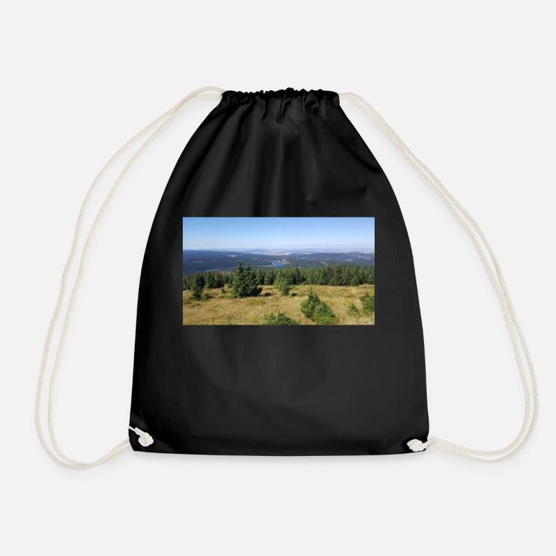 Nature - Drawstring Bag - black
