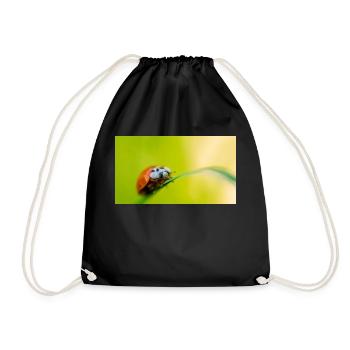 ladybug - Drawstring Bag - black - Front