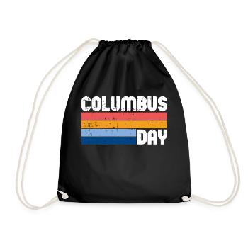 Christopher Columbus - Turnbeutel - Schwarz - Vorne