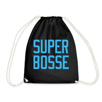 Super-Boss - Turnbeutel - Schwarz - Vorne