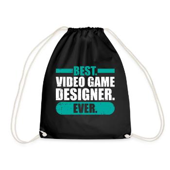 Video Game Designer - Turnbeutel - Schwarz - Vorne