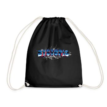Vaporwave Dystopic Retro Font Chemise - Sac de sport léger - noir - Devant
