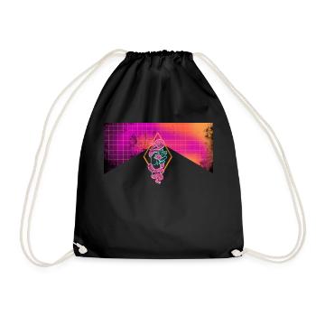The Sneake - Drawstring Bag - black - Front