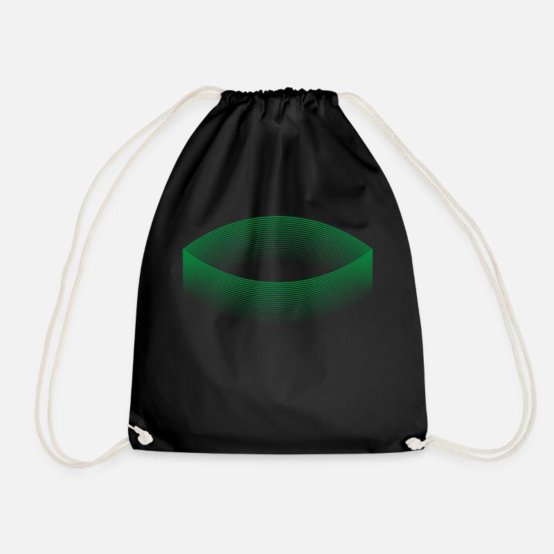 Stade des rêves (vert) - Sac de sport léger - noir