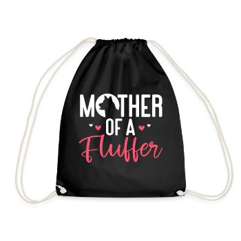Akita Inu américain - Sac de sport léger - noir - Devant