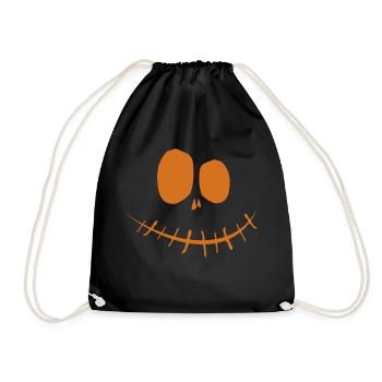 Halloween - Drawstring Bag - black - Front