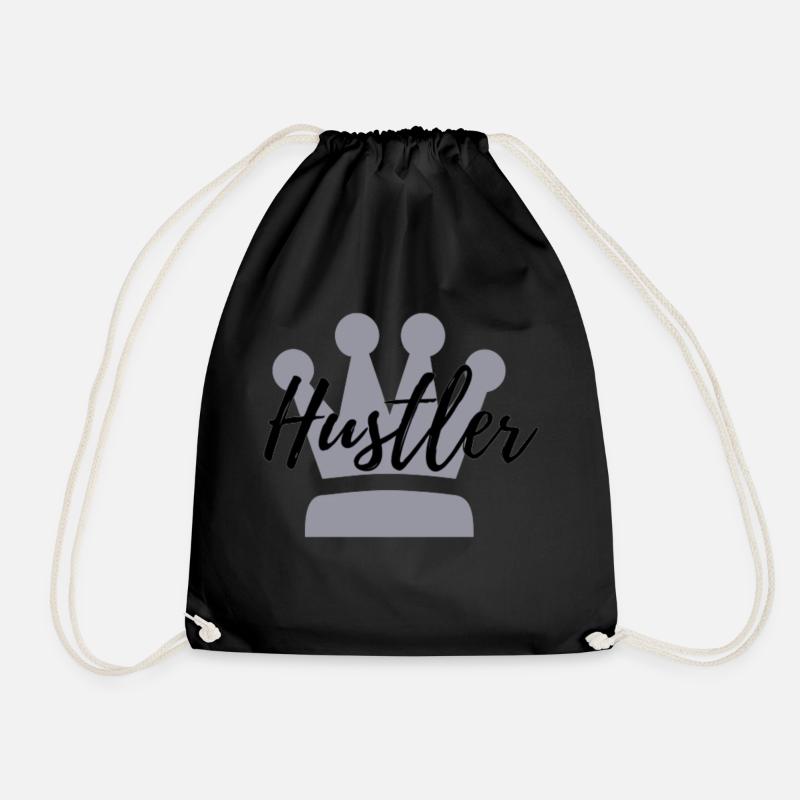 HustlerCrown - Turnbeutel - Schwarz