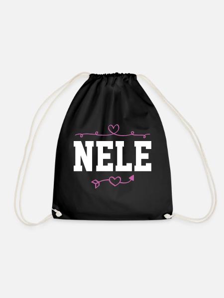 Nele - Turnbeutel - Schwarz