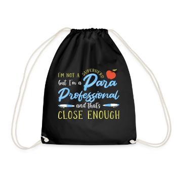 Paraprofessionnel - Sac de sport léger - noir - Devant